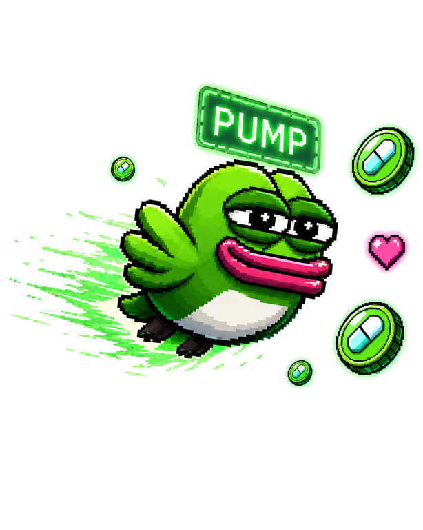 Pump.Bird mascot